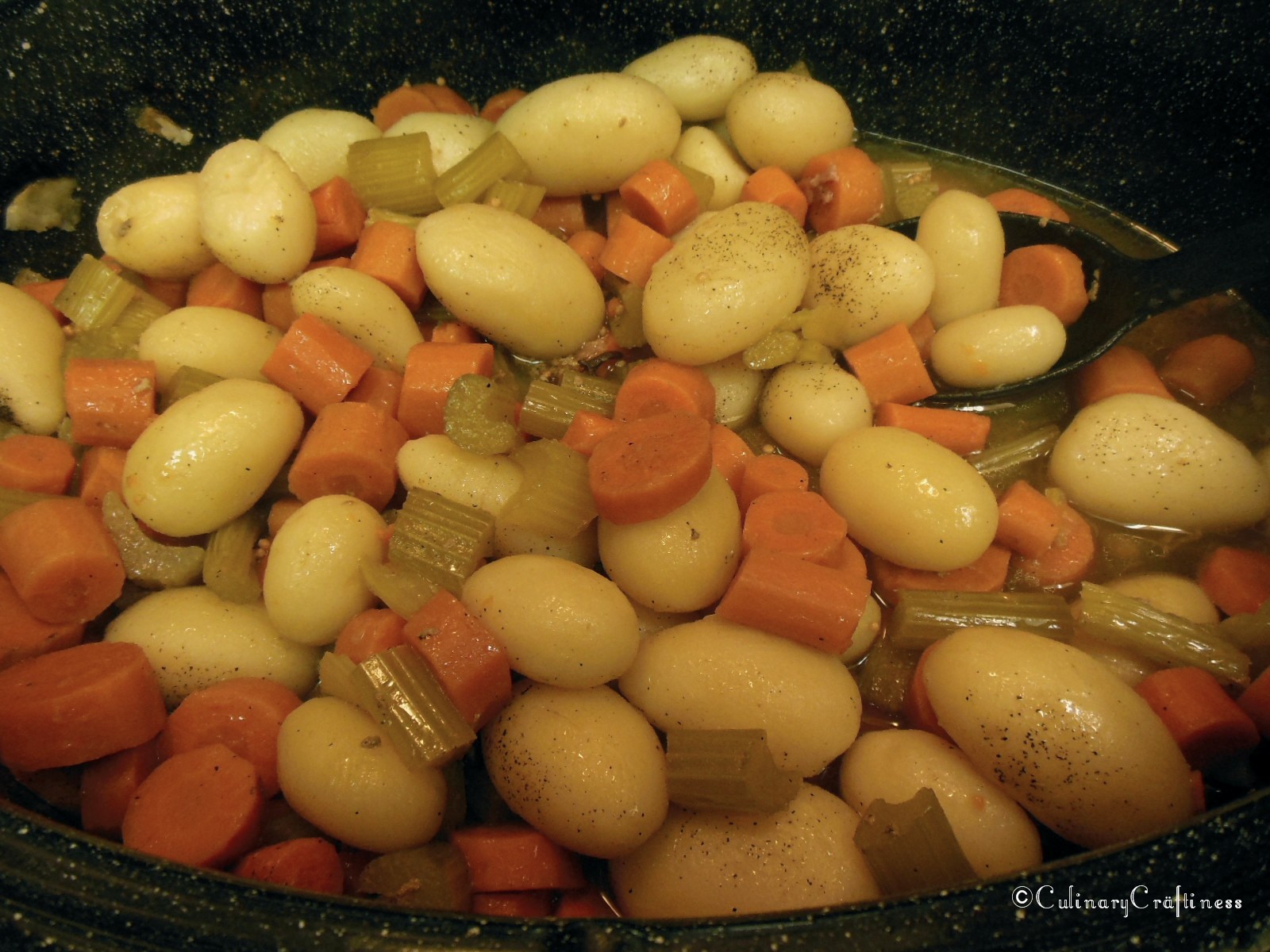 Corned Beef with Potatoes, Carrots, & Celery | Culinary Craftiness