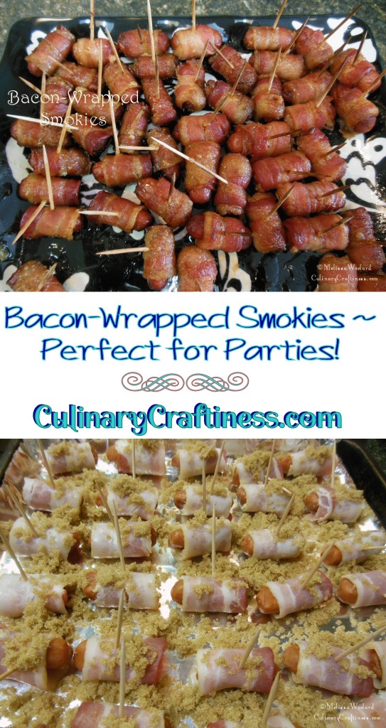 Bacon-Wrapped Smokies | Culinary Craftiness