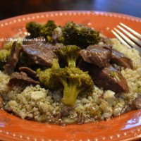 Easy, Low Carb Beef and Broccoli With or Without Merlot